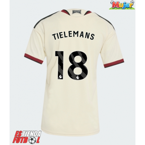 Manchester United Youri Tielemans #18 Tercera Equipación Mujer 2026-27 Manga Corta